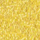 Miyuki delica kralen 11/0 - Lined Pale Yellow ab DB-53